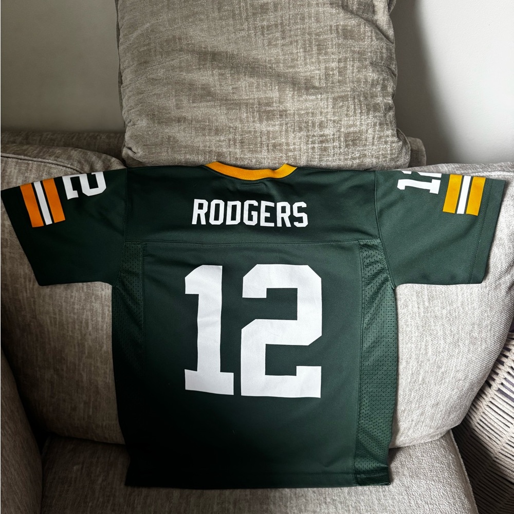 Aaron Rodgers Green Bay Packers Youth Jersey